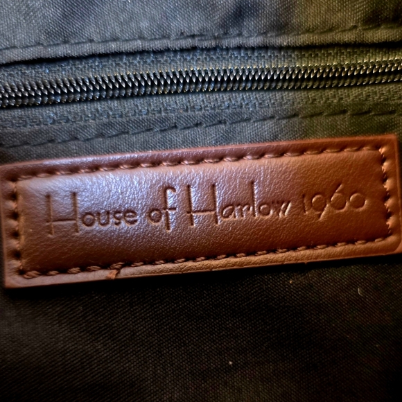 Dalmatian Faux Print Baguette Style Shoulder by House of Harlow 1960 NWT - Picture 5 of 7